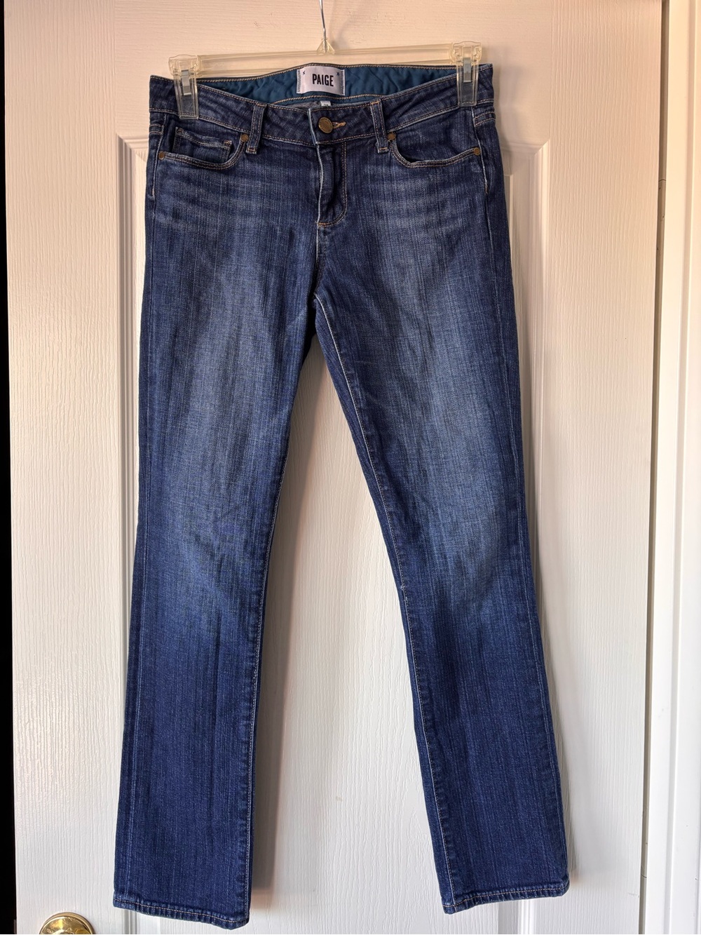 Paige Denim Kelsi Straight leg women’s size 28 medium wash casual jeans